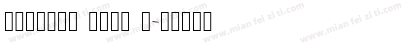 Regular B5pc H字体转换